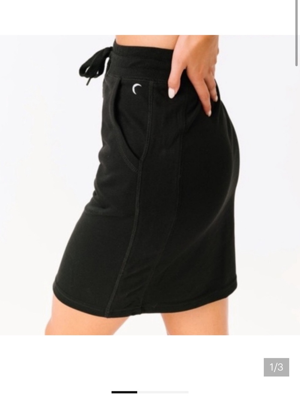 ZYIA Take Me Everywhere Black Skirt